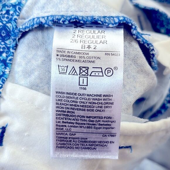 Blue Gap Career Slacks Cropped Women’s Size 2R - Picture 10 of 11